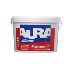 Краска моющаяся Aura Interior Mattlatex база А белая 9 л