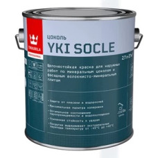 Краска фасадная Tikkurila Yki Socle акриловая для цоколя база С бесцветная 2,7 л