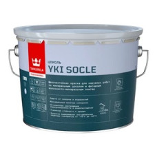 Краска фасадная Tikkurila Yki Socle акриловая для цоколя база А белая 2,7 л