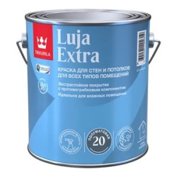 Краска моющаяся Tikkurila Luja Extra матовая база А белая 2,7 л