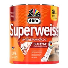 Краска интерьерная Dufa Superweiss RD4 база 1 белая 0,9 л