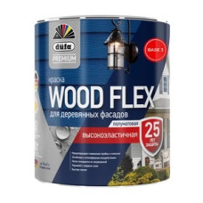 Краска фасадная по дереву Dufa Woodflex акриловая база 3 бесцветная 0,81 л