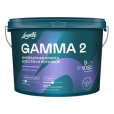 Краска интерьерная Lavelly Gamma 2 база А белая 9 л