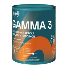 Краска интерьерная Lavelly Gamma 3 база А белая 2,7 л