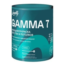 Краска моющаяся Lavelly Gamma 7 база A белая 2,7 л