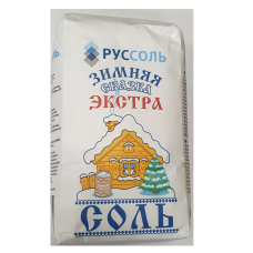 Соль пищевая выварочная «Зимняя сказка» экстра, бумажный пакет по 1 кг