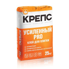 Клей для плитки КРЕПС "Усиленный PRO" 25 кг