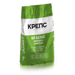 Шпаклевочный состав КРЕПС "ВЛ Белая" - 5 кг Шпаклевочный состав КРЕПС "ВЛ Белая" - 5 кг