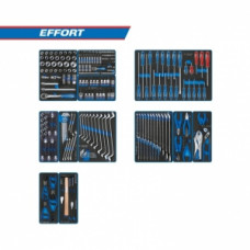 KING TONY Набор инструментов EFFORT для тележки, 12 ложементов, 235 предметов