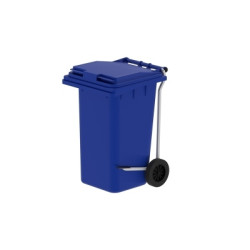 Мусорный бак 240 литров с крышкой и педалью