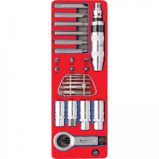 МАСТАК Набор демонтажный с ударной отверткой, ложемент, 24 предмета