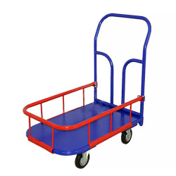 Тележка платформенная с бортиком 150 мм ТПБ 6 (г/п 450 кг, 1200x800 мм, колеса черная резина 160 мм) Тележка платформенная с бортиком 150 мм ТПБ 6 (г/п 450 кг, 1200x800 мм, колеса черная резина 160 мм)