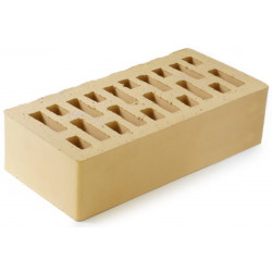 Кирпич облицовочный пустотелый Тербунский Гончар М175 1NF золотистый 250х120х65мм 264шт