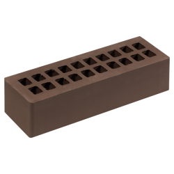 Кирпич облицовочный пустотелый Тербунский Гончар М250-300 0,71NF корица 250х85х65мм 363шт