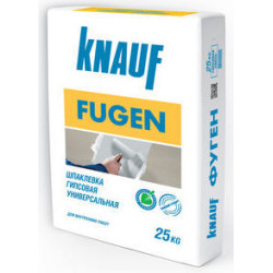 Шпаклевка КНАУФ Фуген гипсовая 25кг