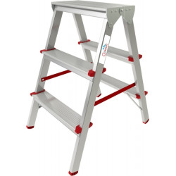 Стремянка алюминиевая двухсторонняя, 3 ступени Стремянка алюминиевая двухсторонняя, 3 ступени