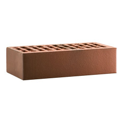 Кирпич облицовочный пустотелый ЛСР М175 1NF красный темный флэш Гладкий 250х120х65мм 420шт