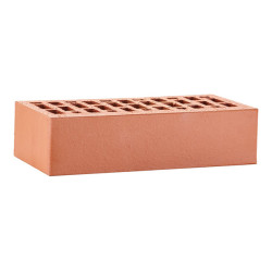 Кирпич облицовочный пустотелый ЛСР М175 1NF красный Гладкий 250х120х65мм 420шт